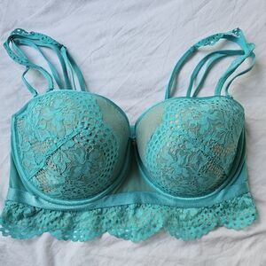 Cacique Blue Bra Intimates & Sleepwear